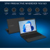 Laptops: ULTIMUS Elite All-new 10th Gen intel core i5 Thin & Light (8GB RAM/512GB SSD, 14.1-inch (35.6 cm) FHD IPS Display/Win 11 Home/Matt Black/1.30 Kg/RJ45 LAN Port) NU14U3INF56BN-MB